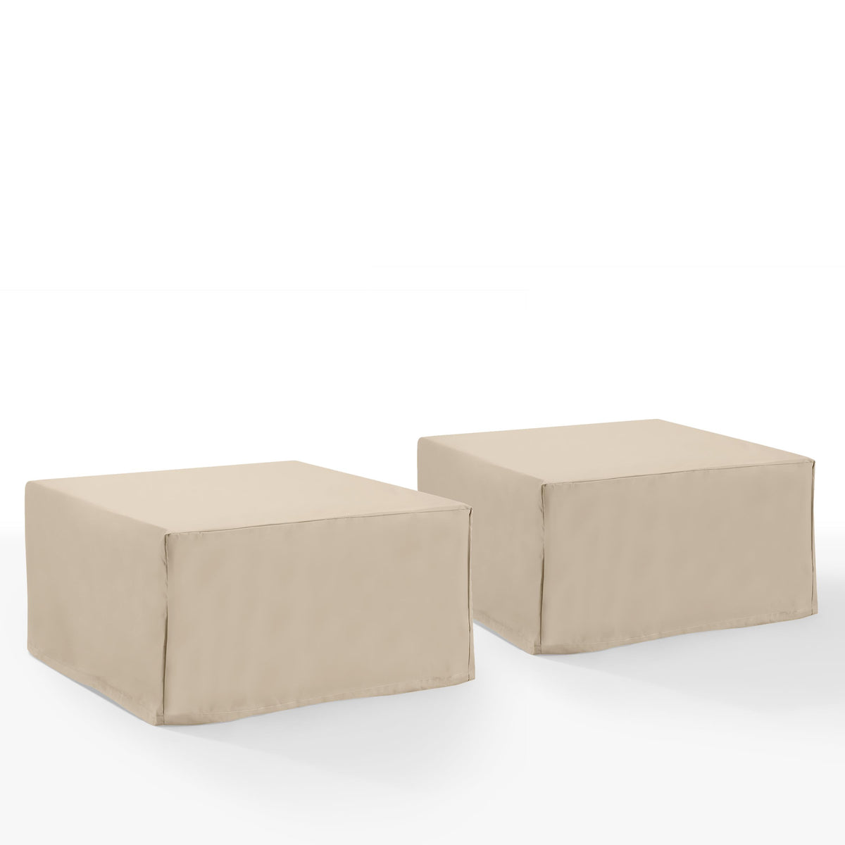 Crosley Outdoor 2Pc Square Table And Ottoman Furniture Cover Set