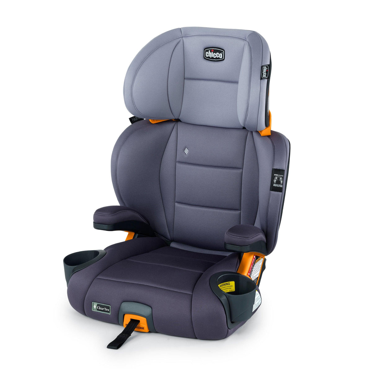 Chicco KidFit ClearTex Plus 2-in-1 Belt Positioning Booster Car Seat Lilac
