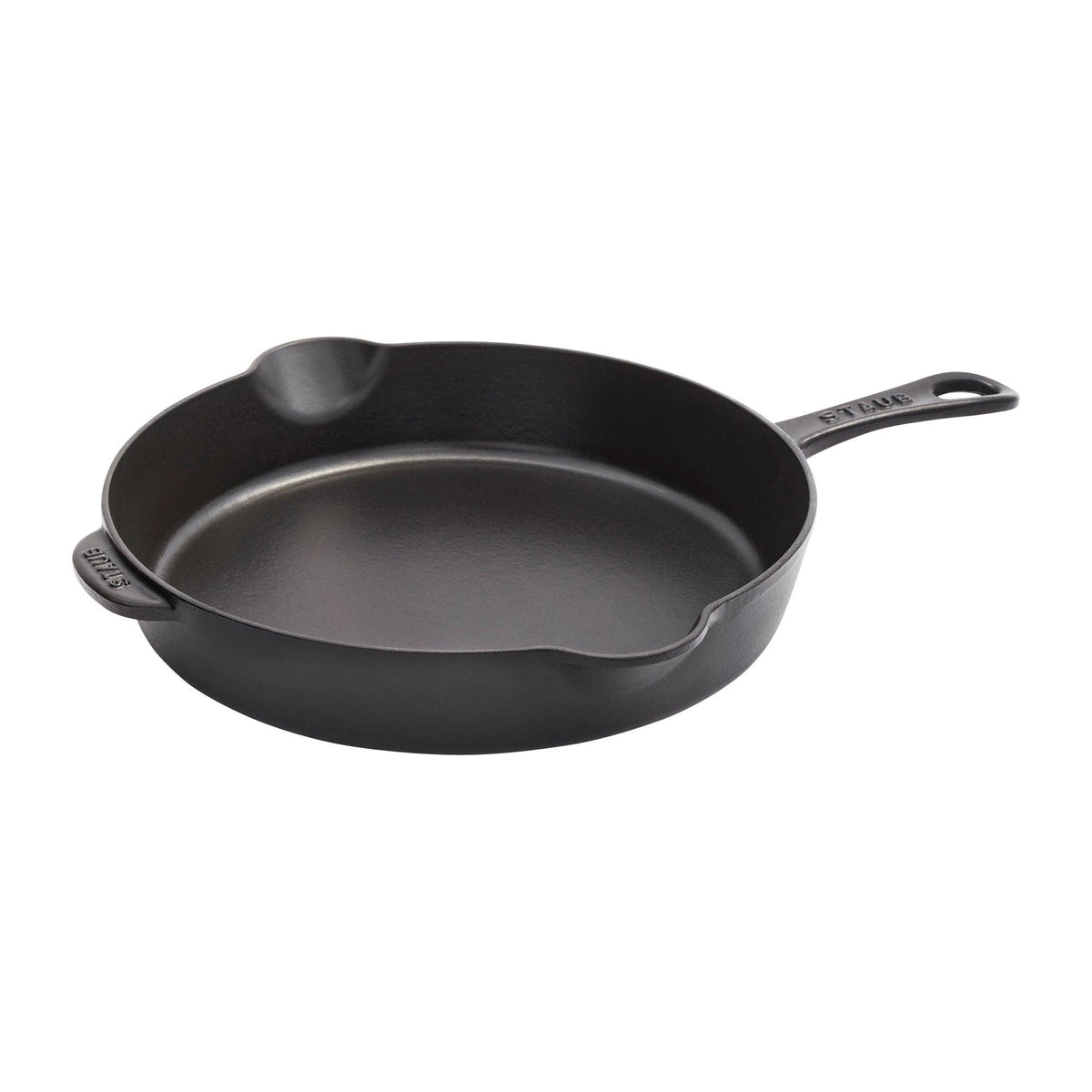 Staub 11" Traditional Cast Iron Skillet Matte Black