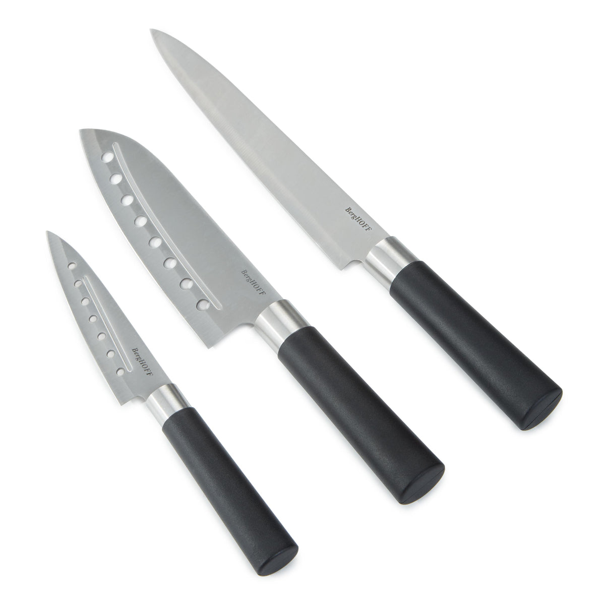 BergHOFF DiNA Codon Stainless Steel 3pc Knife Set with Polypropylene Handles