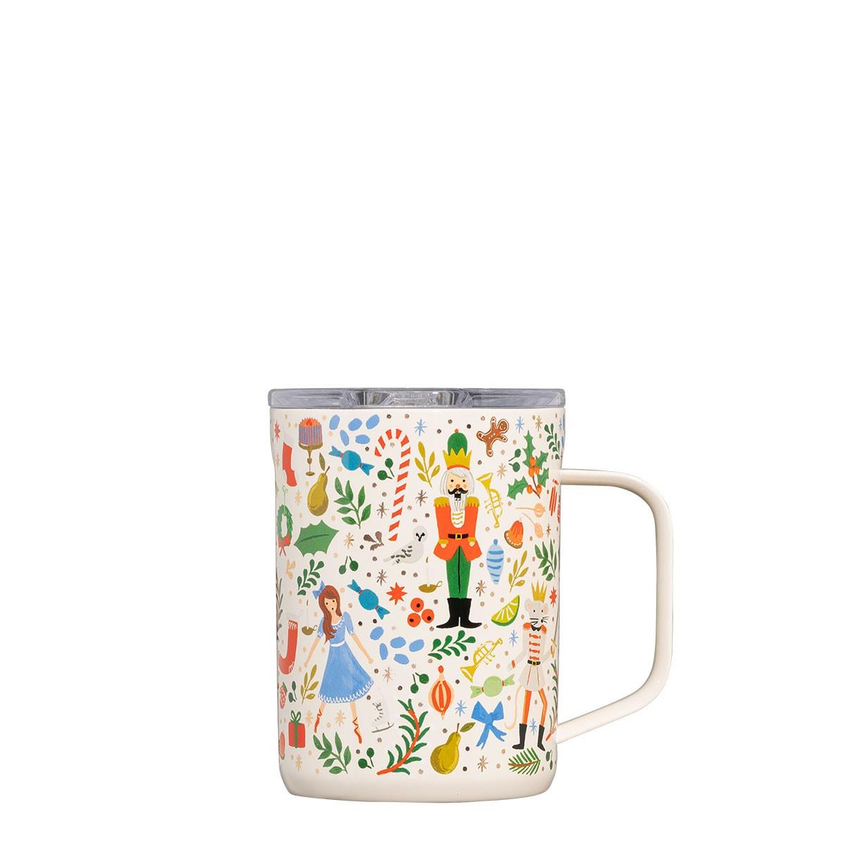 Corkcicle 16oz Mug - Rifle Paper Nutcracker