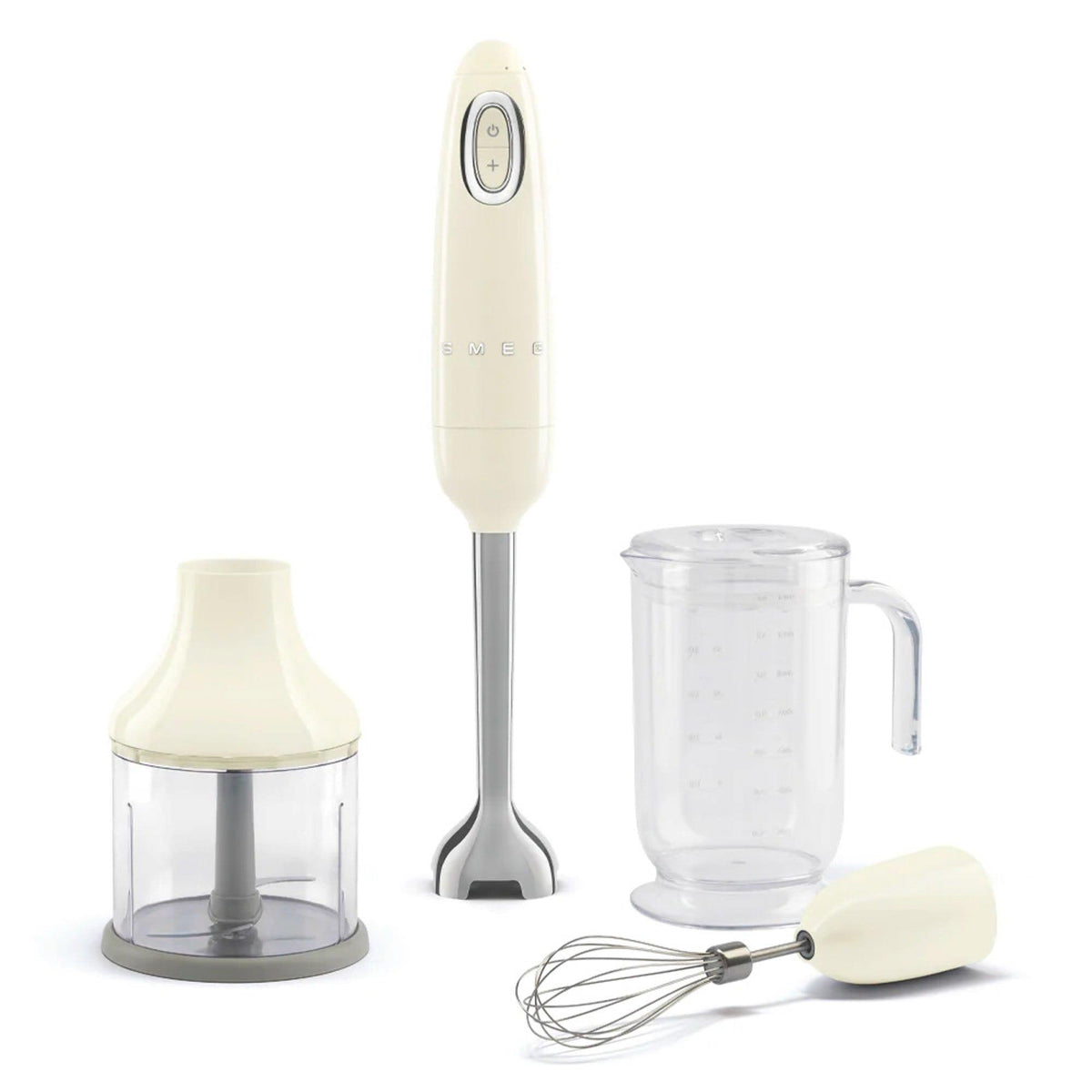 Smeg Retro Style Hand Blender w/ Accessories Cream