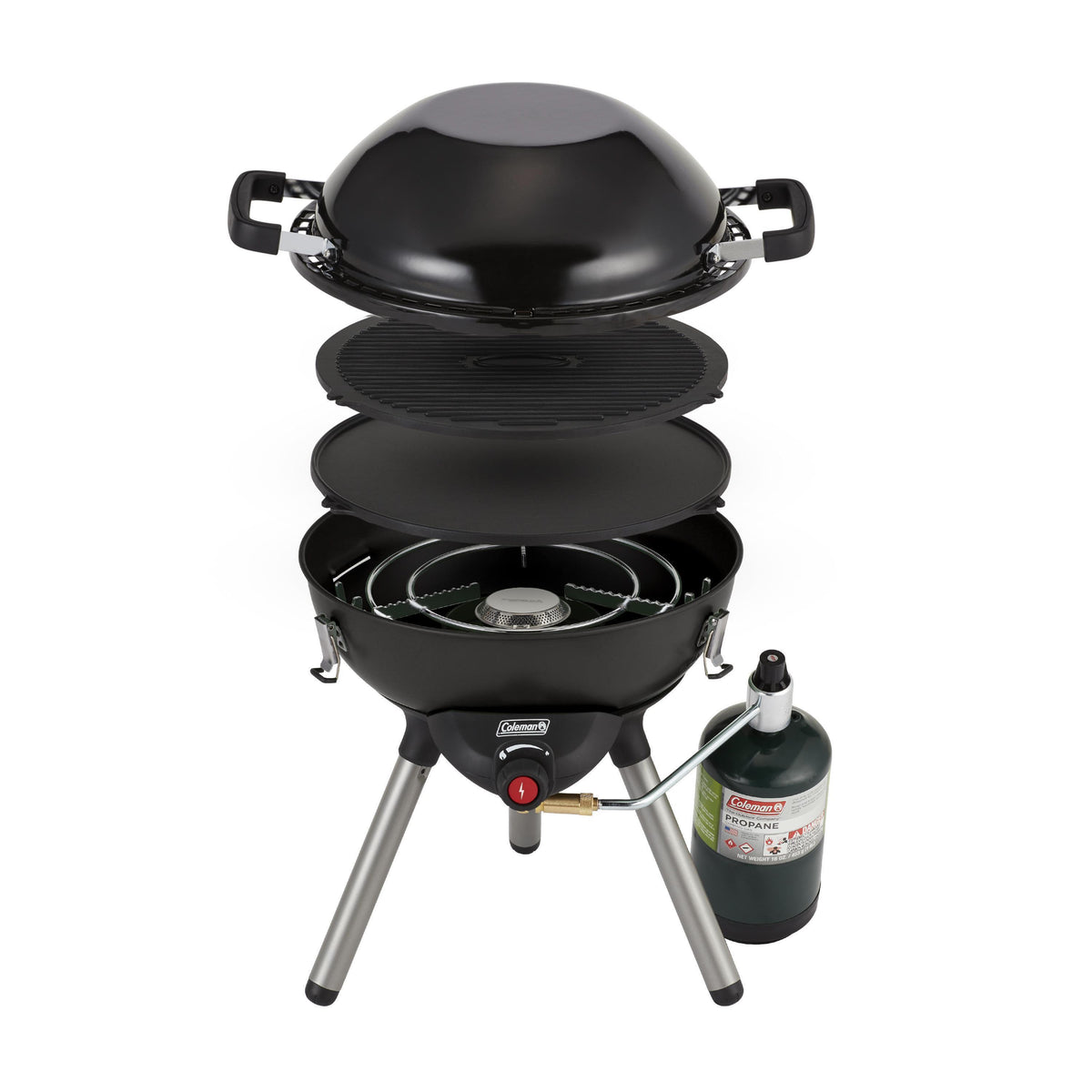 Coleman 4-in-1 Portable Propane Stove Black