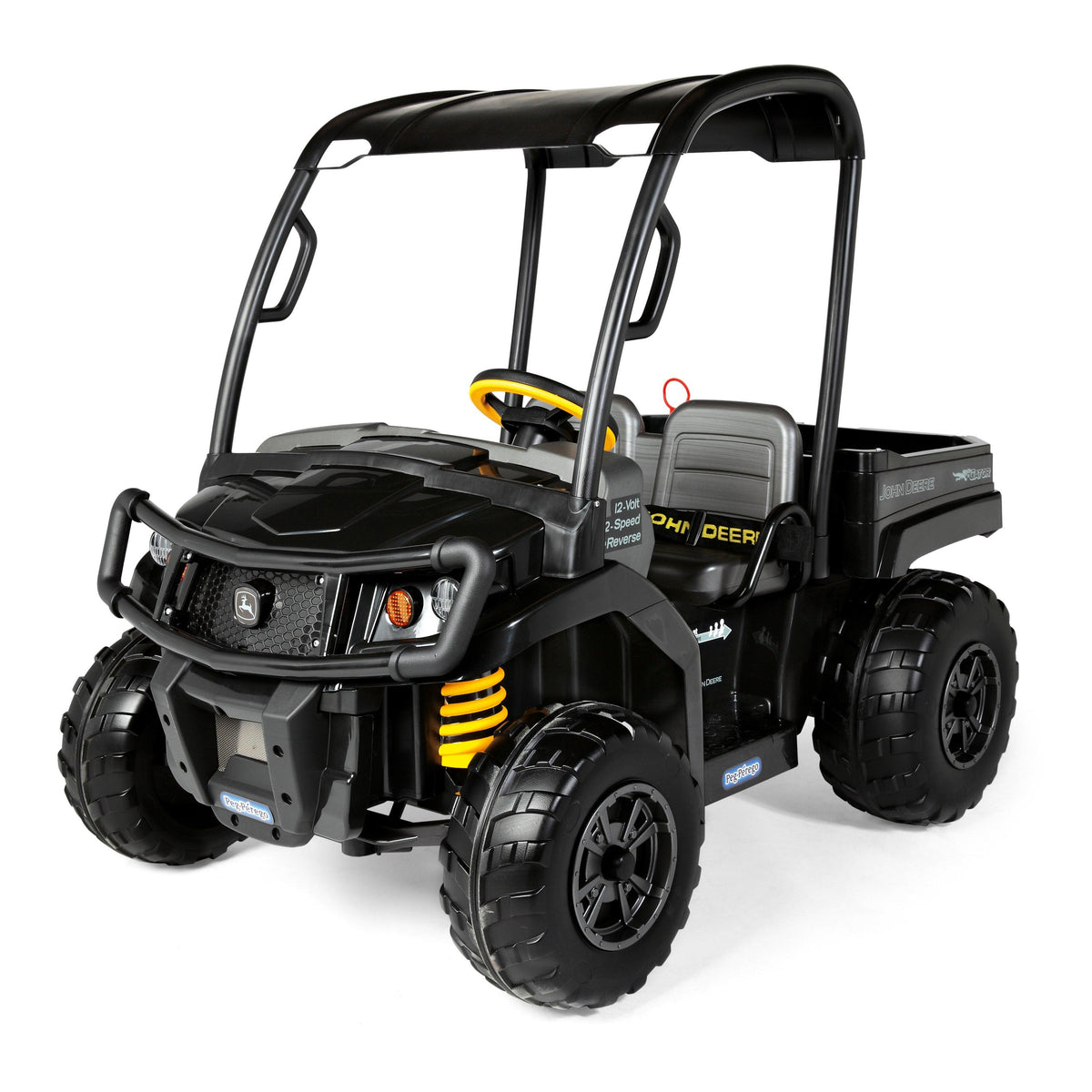 PEG John Deere Gator XUV 12V Ride-on w/ Roof Black