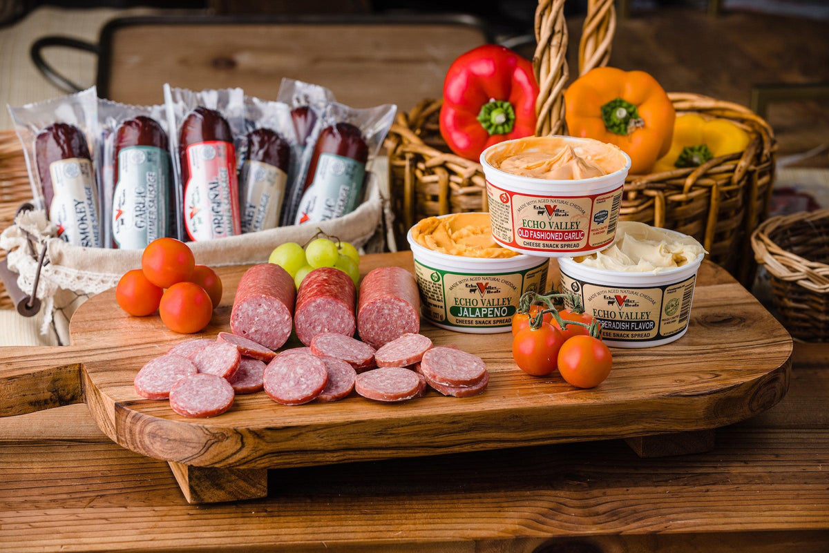 Echo Valley Meats Sausage and Cheese 6pc Sampler Set