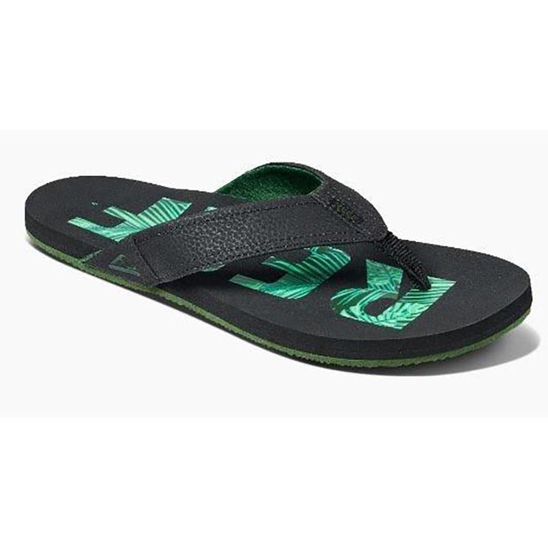 Men's Newport Prints-Reef Palms Black-12