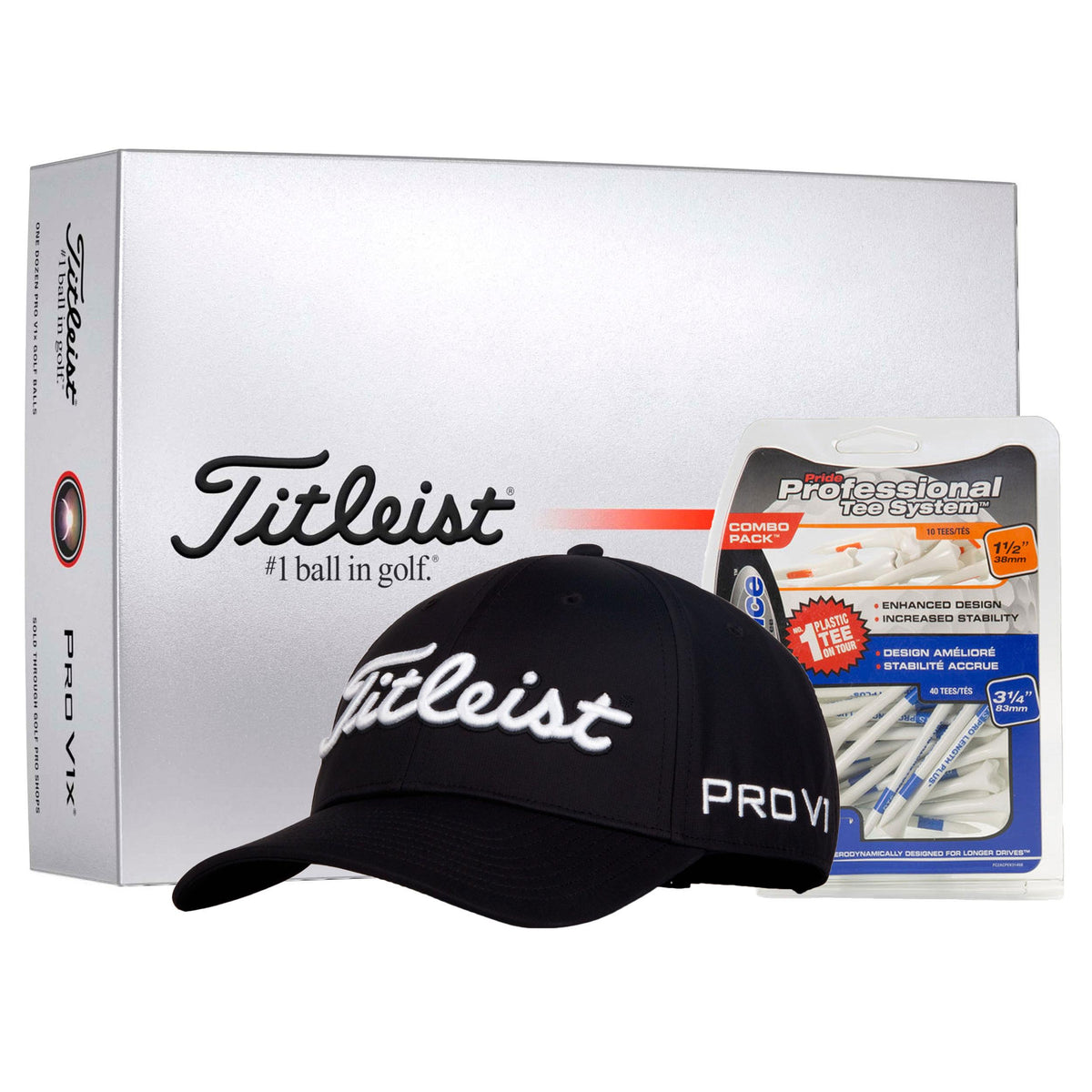 Titleist ProV1x Tour Essentials Plus Kit - Black