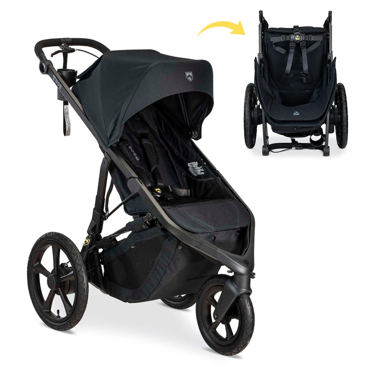 Bob-Britax Wayfinder Jogging Stroller - Nightfall