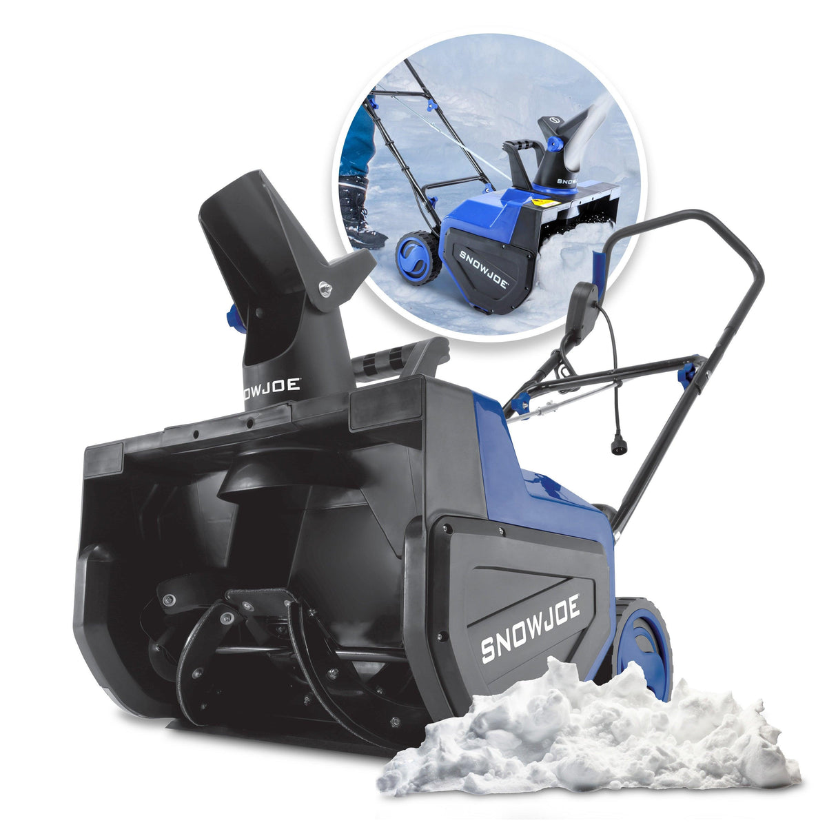 Electric Walk-Behind Single-Stage Snow Blower w/ 14.5 Amp Motor