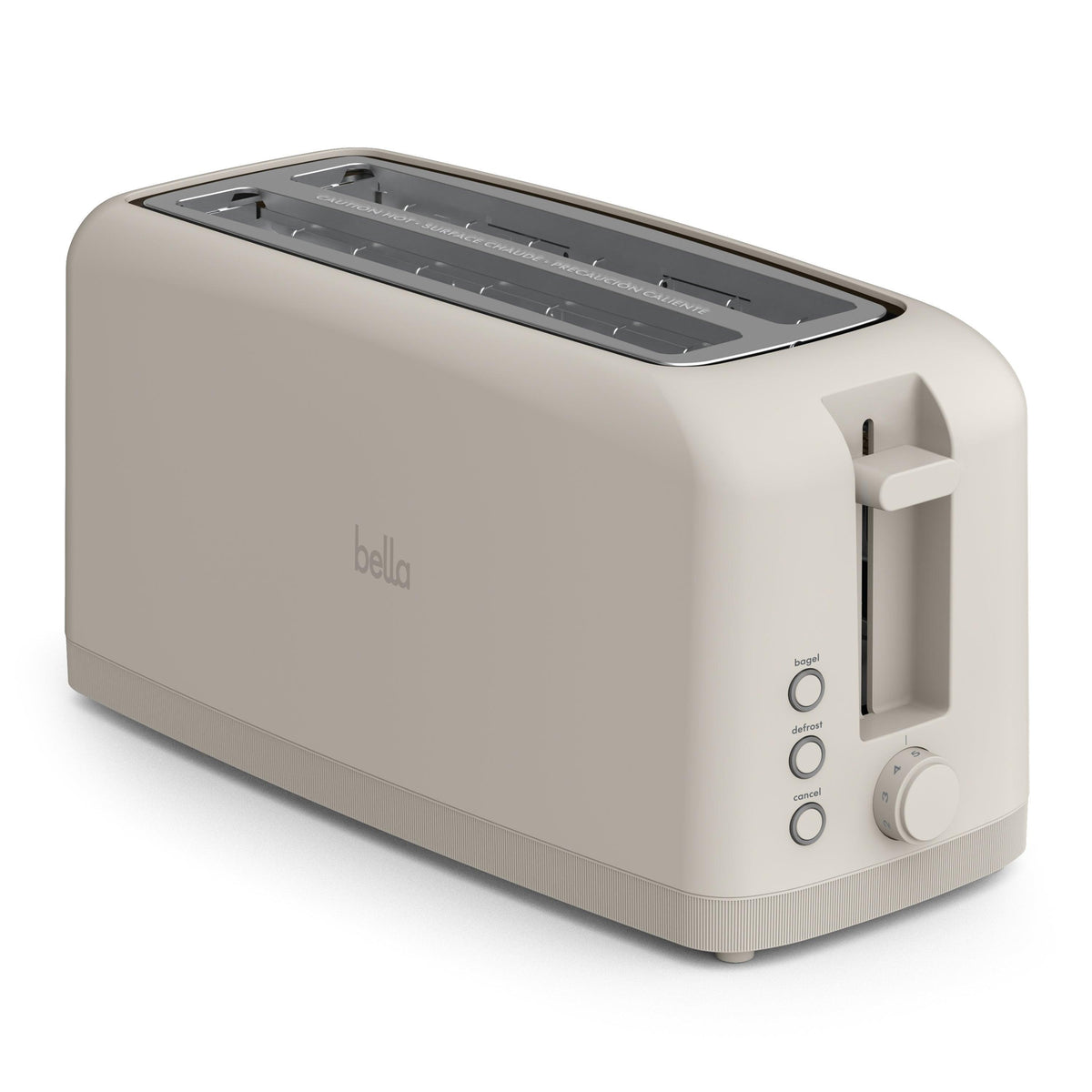 Bella 4 Slice Slim Toaster Oatmilk