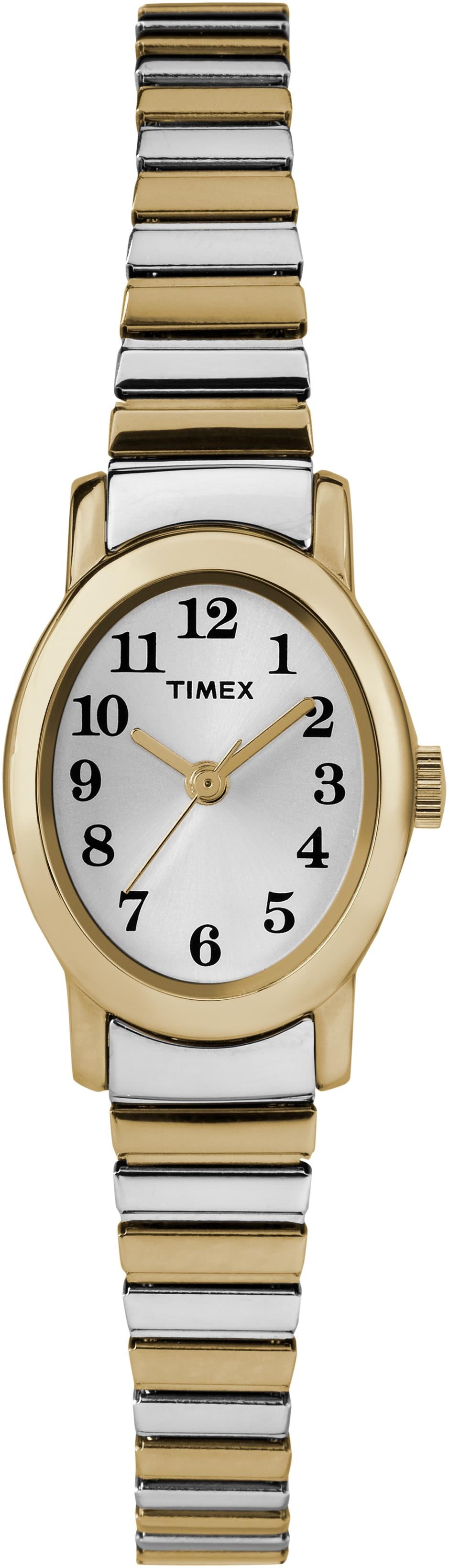 Timex Women's Two Tone Mother-of-Pearl Expansion Watch