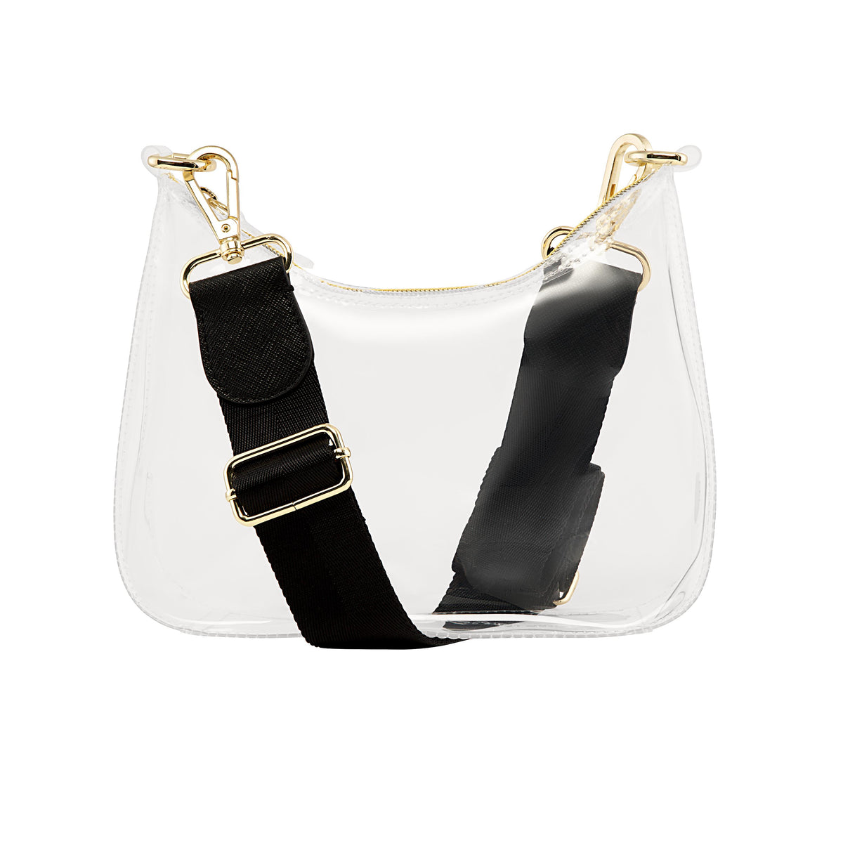 Stoney Clover Lane Clear Curved Crossbody Bag