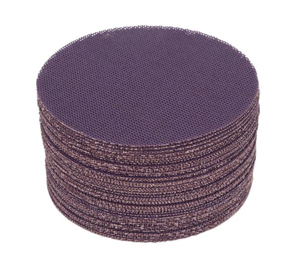 JS Products Spyder 5" 150 Grit Ceramic Net Hook and Loop Sanding Discs (50-Pack)