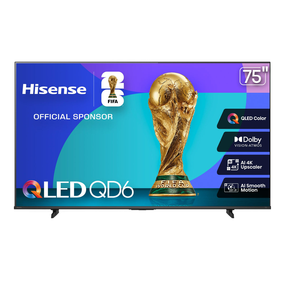 Hisense 75" QD6 Series 4K QLED Smart Fire TV