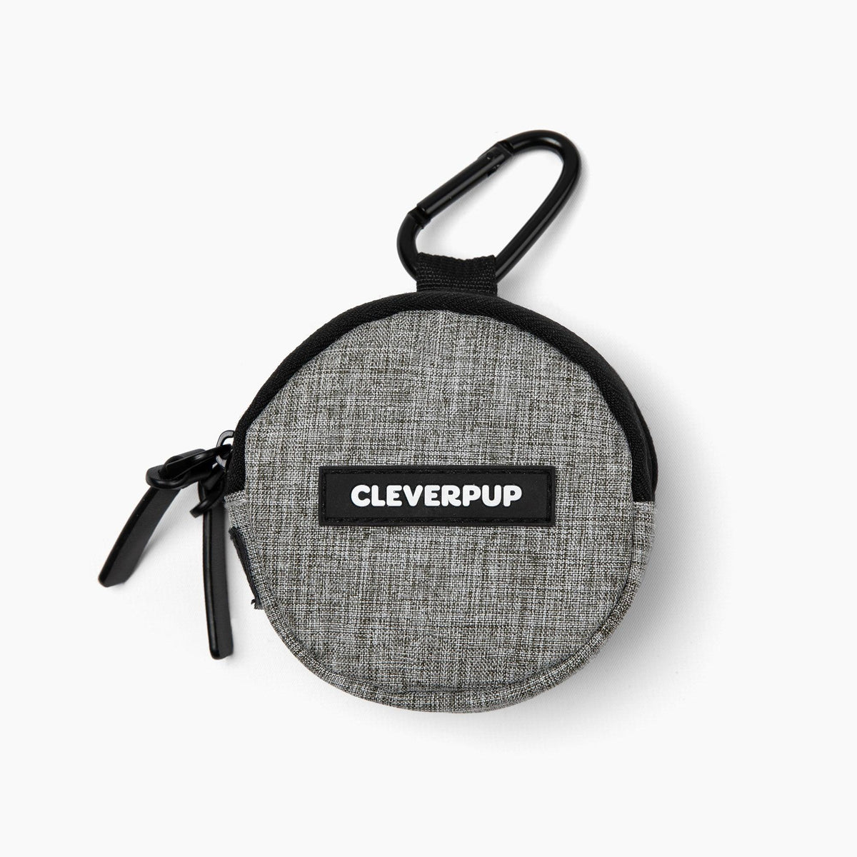 Cleverpup Snackpack Insulated Treat Pouch Heather Gray