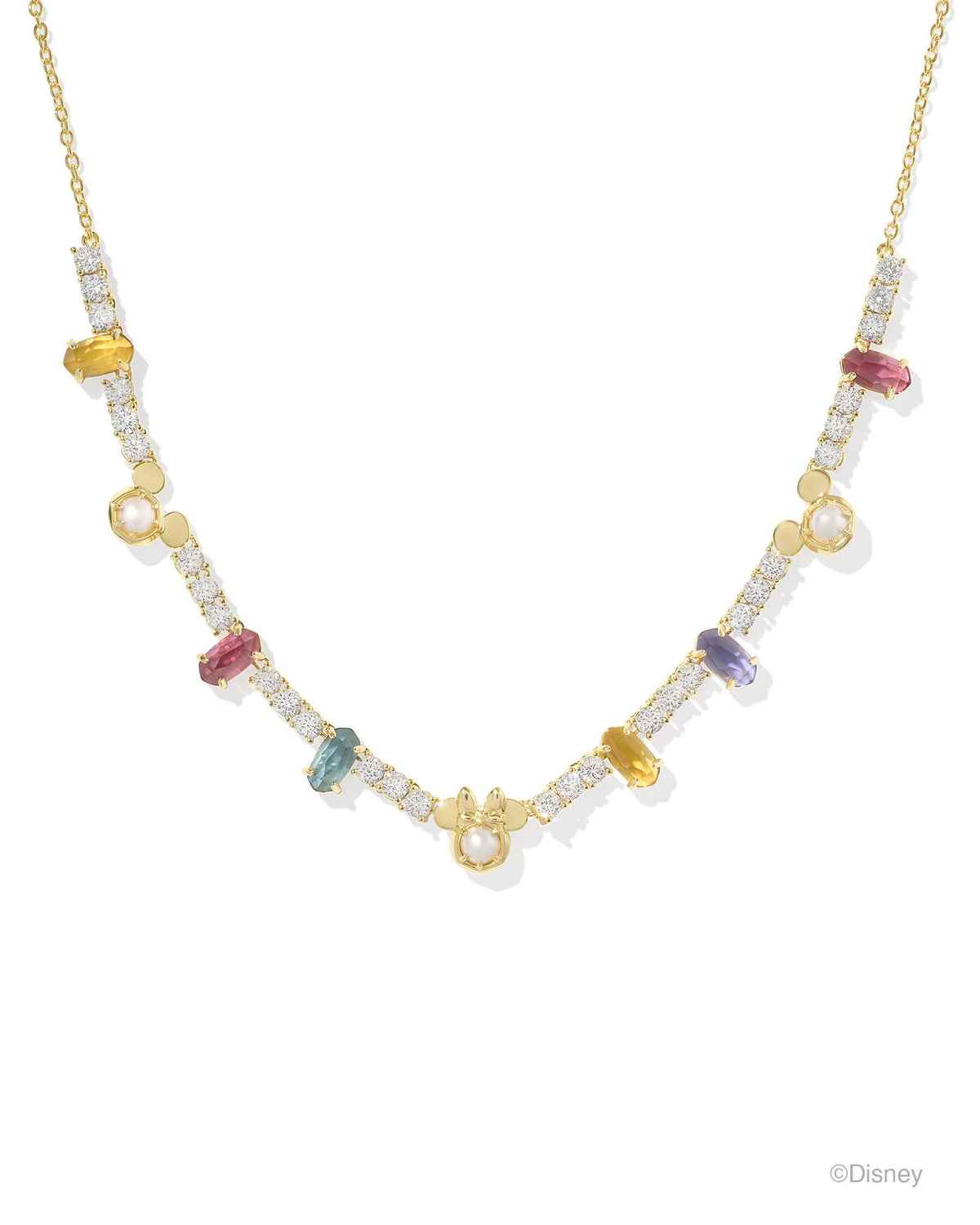Kendra Scott Mickey Minnie Mouse Tennis Necklace