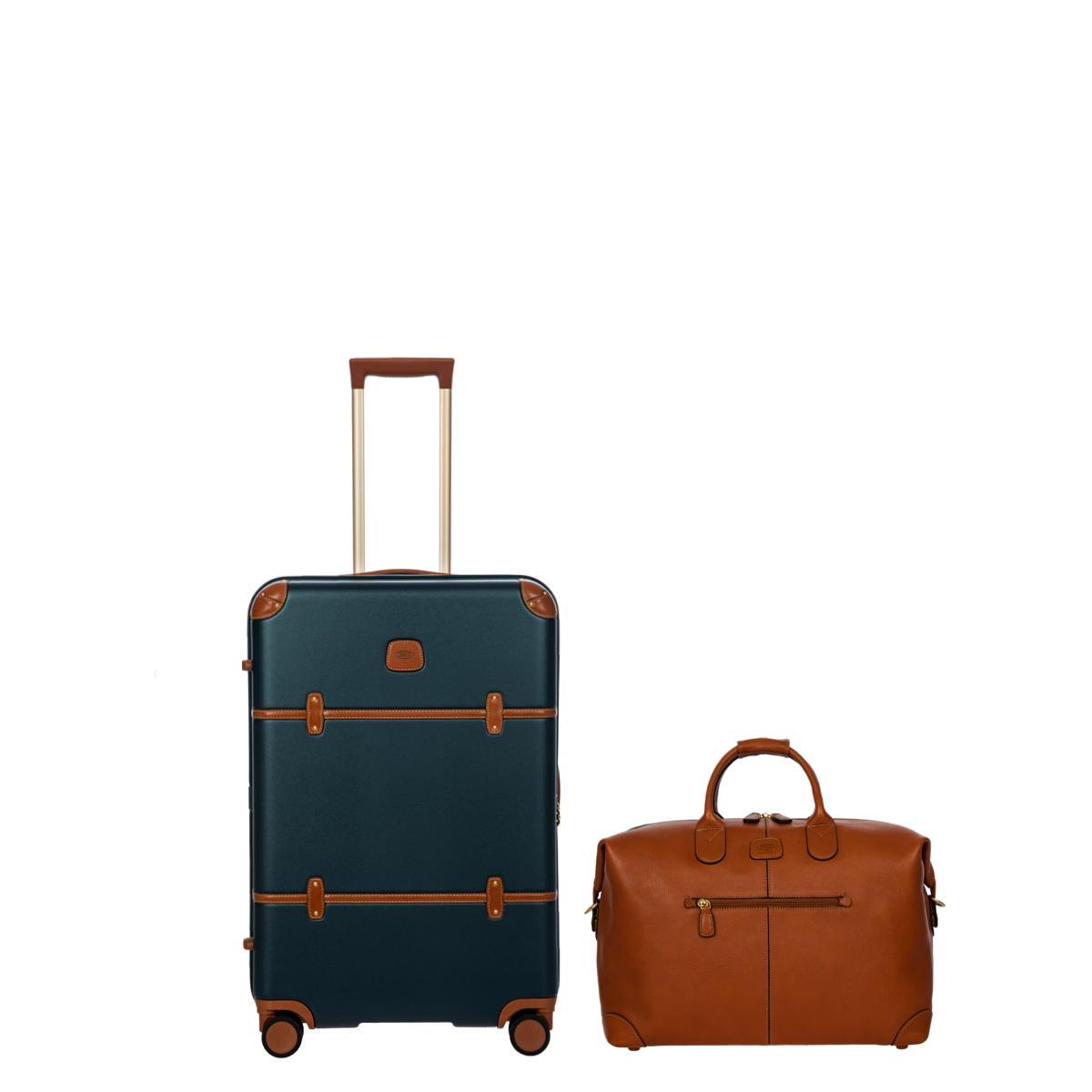 Bric's Bellagio 3.0 27 inch Spinner and Life Pelle Leather Duffle