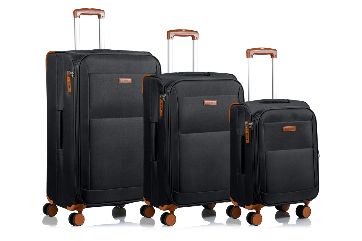 Champs Luggage Classic Soft Case Luggage Set Size 3 Pieces