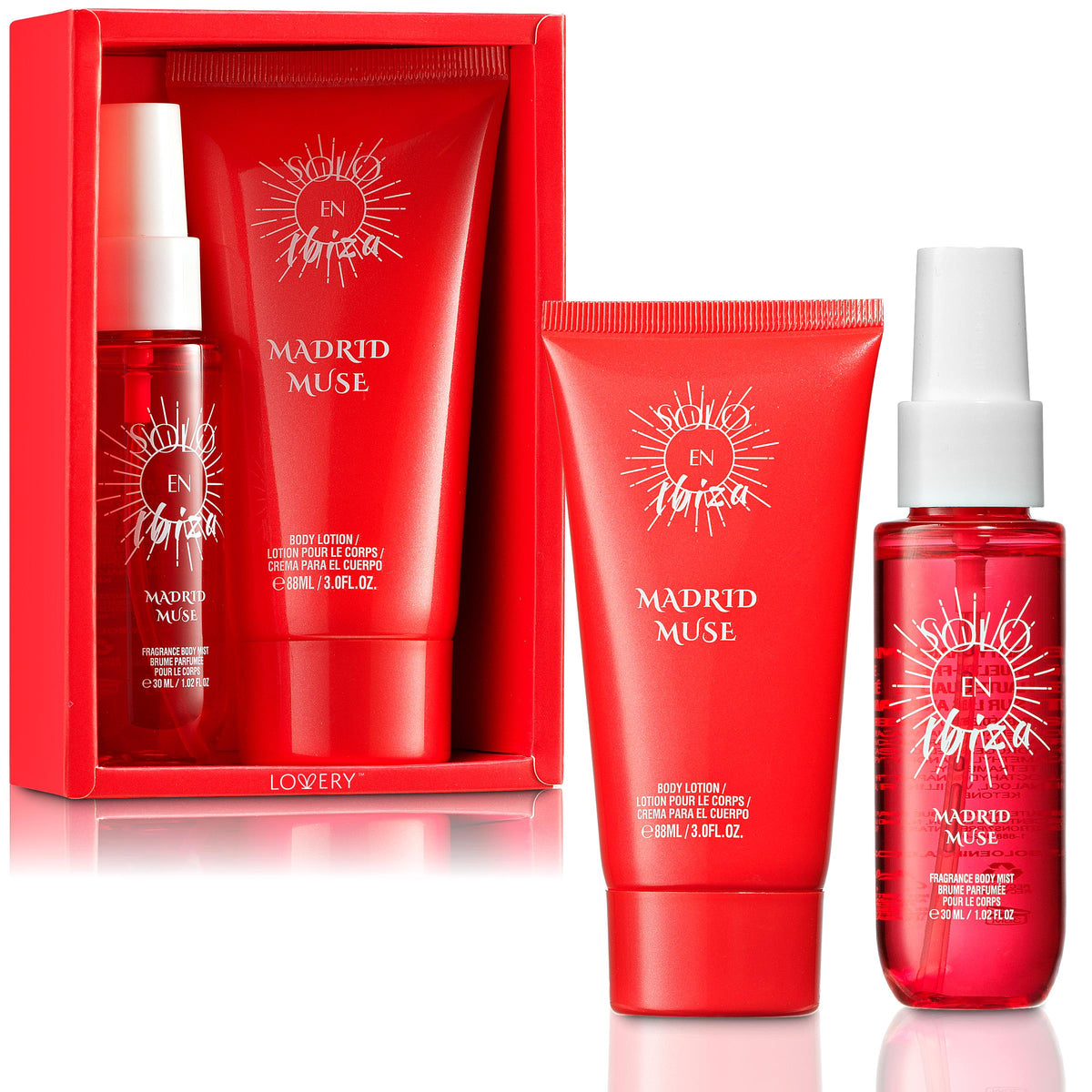 Lovery Solo En Ibiza Madrid Muse Gift Set Size 2 Pieces