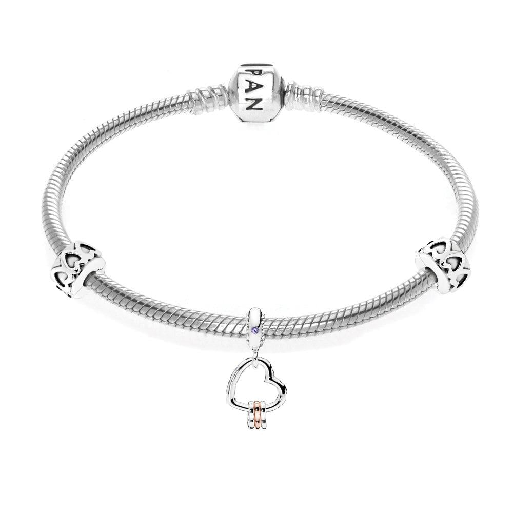 Pandora All My Heart Bracelet Size 7.9"