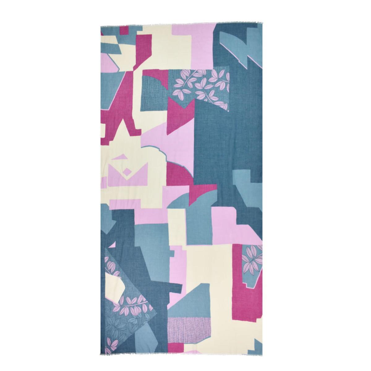 Dupatta Designs Happy Mixed Geo Screen Print Pareo Scarf