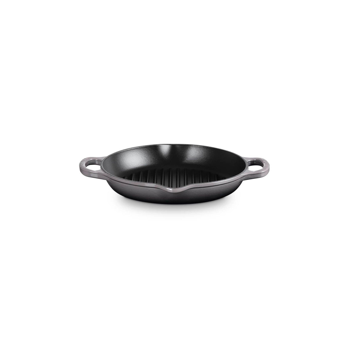 Le Creuset 9.75" Signature Cast Iron Deep Round Grill Oyster