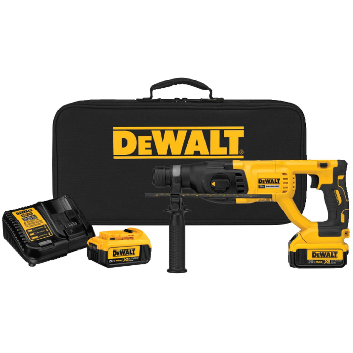 DeWalt 20V MAX 1" Brushless Cordless SDS Plus D-Handle Rotary Hammer Kit