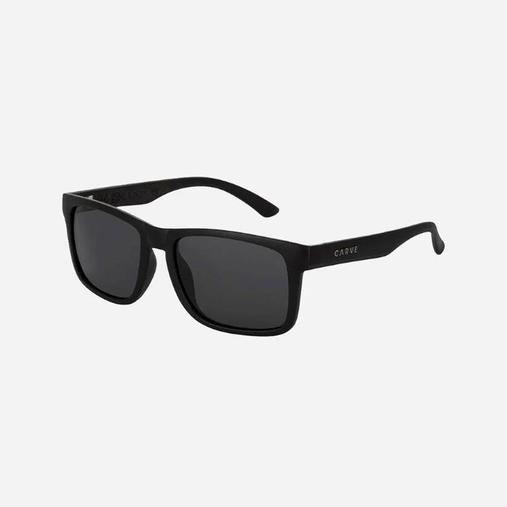 Carve Mens Goblin Sunglasses Matte Black/Gray Polarized