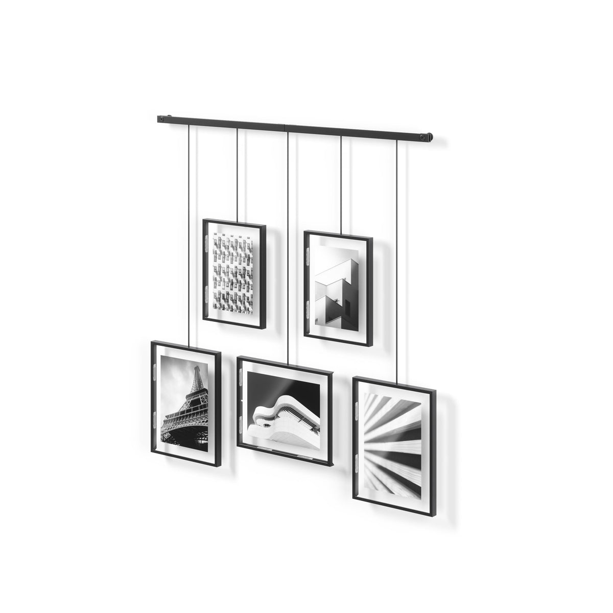 Umbra Exhibit Picture Frame Gallery Set 50p Brushed Brass