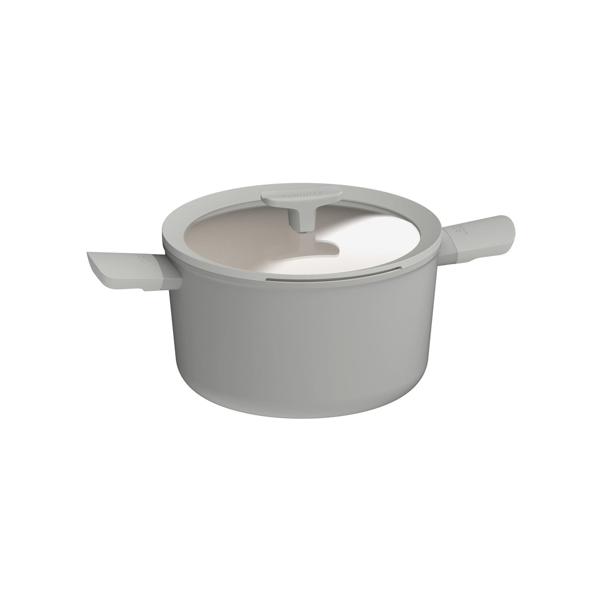 BergHOFF Leo Balance 10" Covered 6Qt. Stock Pot, Moonmist