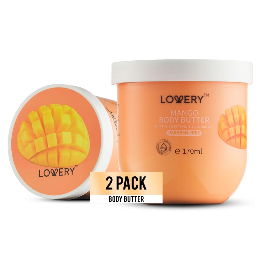 Lovery Mango Whipped Body Butter Size 2 Pieces