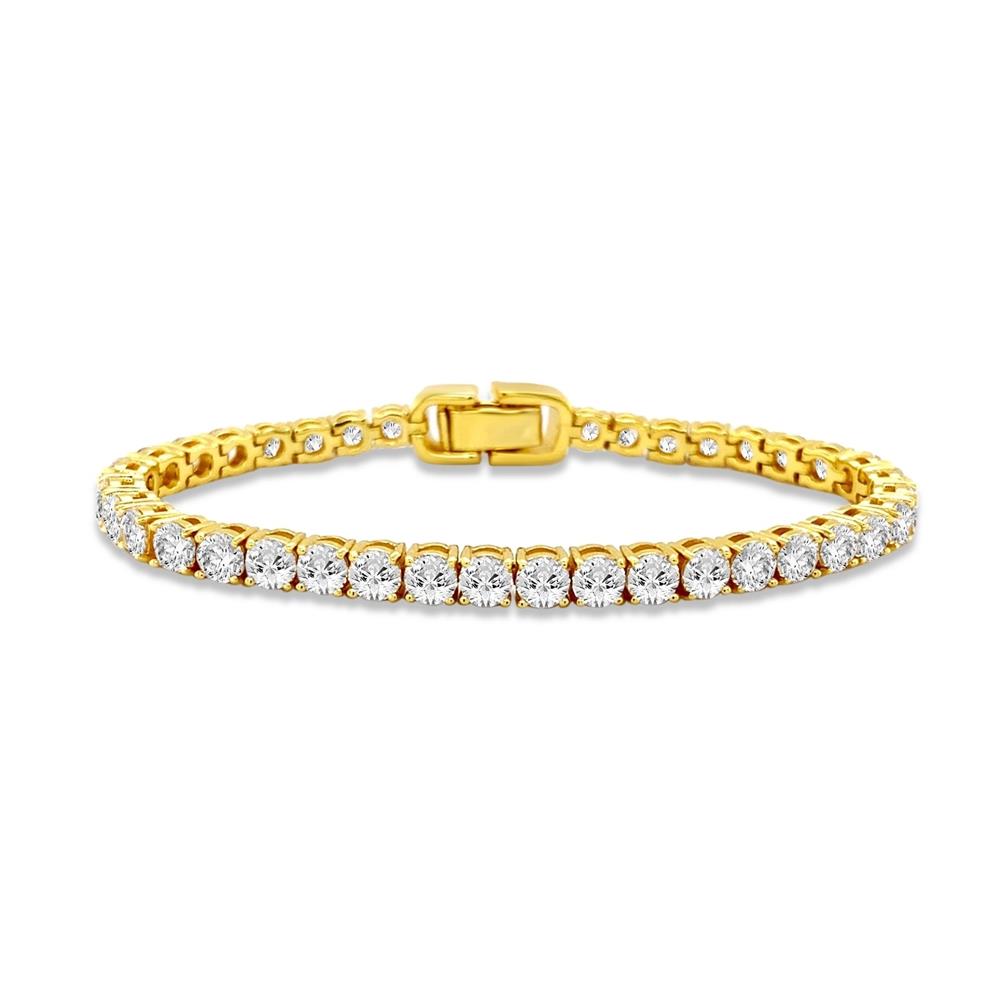 Anna Zuckerman Luxe 10 Carat Four Prong Bracelet Size 7.5 inch