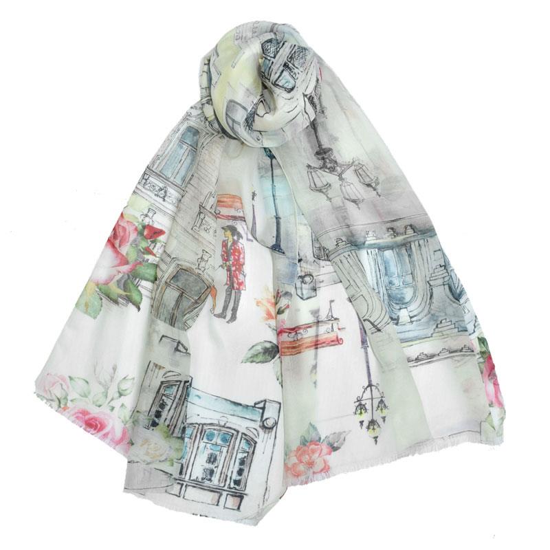 Dupatta Designs Bellagio Whimsical Cupro Scarf