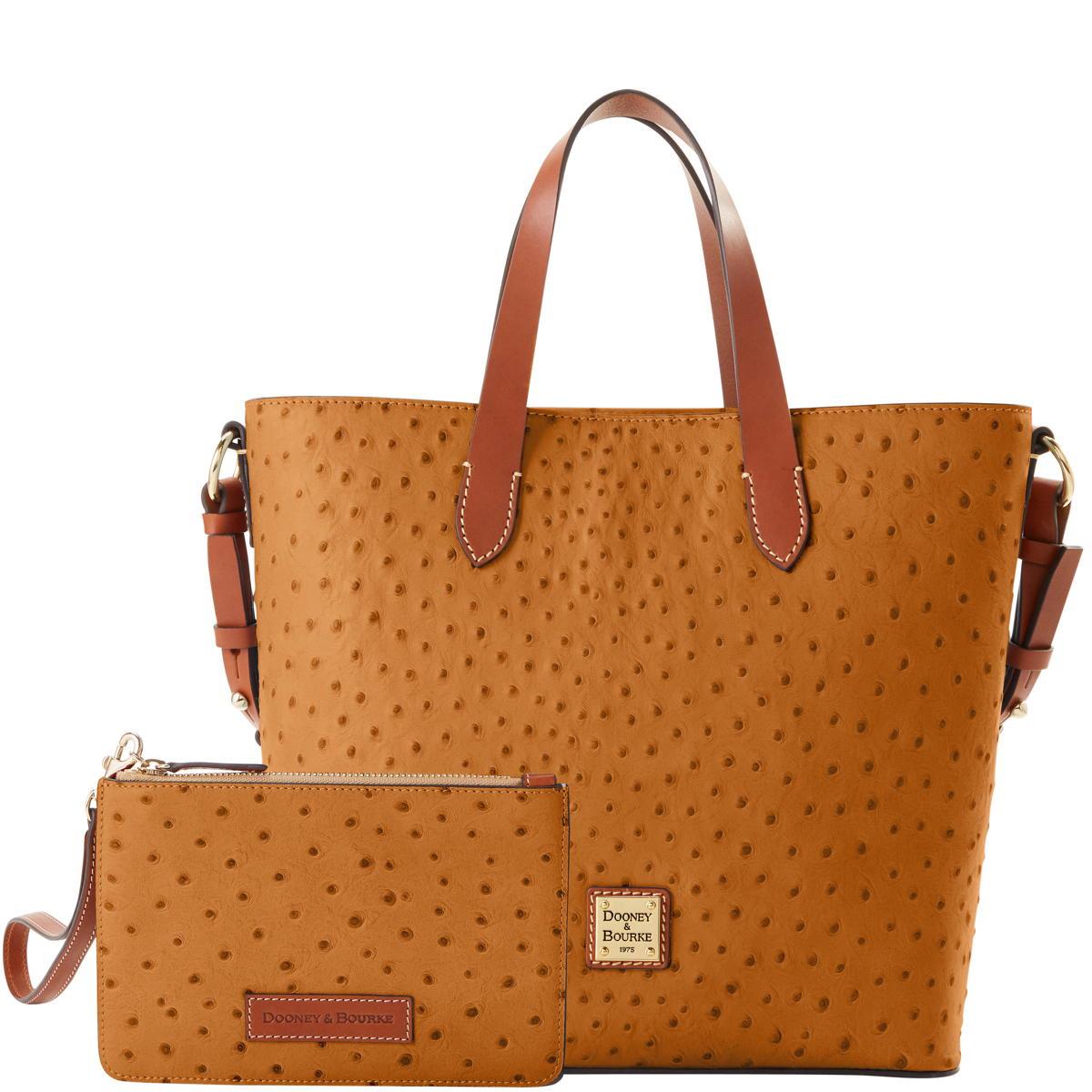 Dooney & Bourke Ostrich Liliana with Pouch