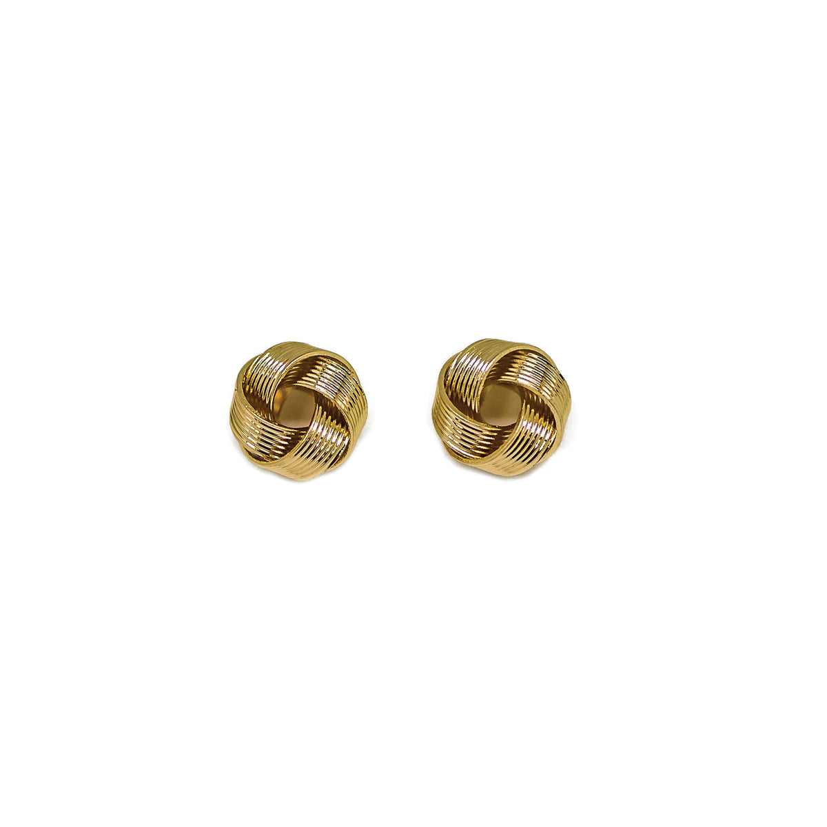 Completely Bella 18K Gold Plated Knot Earrings