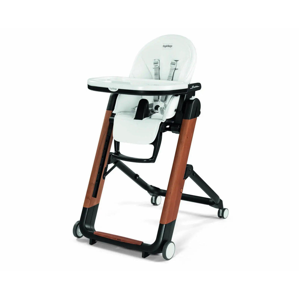PEG Siesta Grow with Baby Folding High Chair & Recliner Ambiance Brown