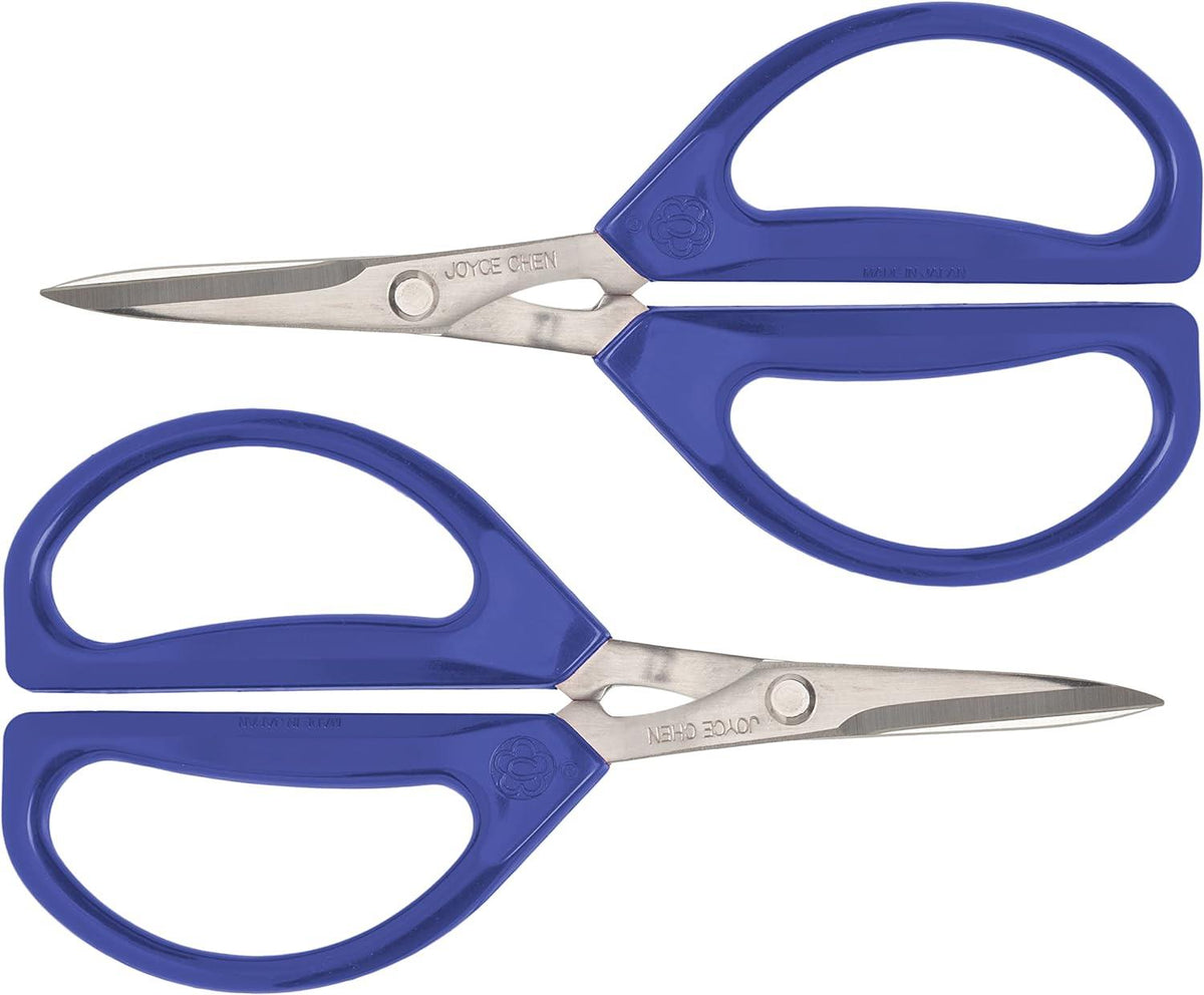 KitchenSupply Joyce Chen - Original Unlimited Kitchen Scissors, 2 Pack - Blue