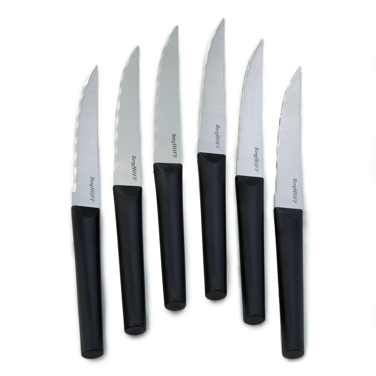 BergHOFF DiNA Matrix 6pc Stainless Steel 4.5" Steak Knife Set