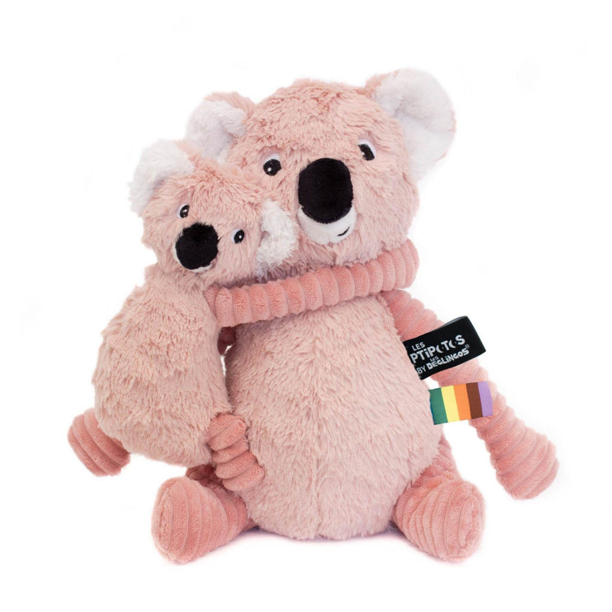 Les Ptipotos Mom & Baby Koala - Pink