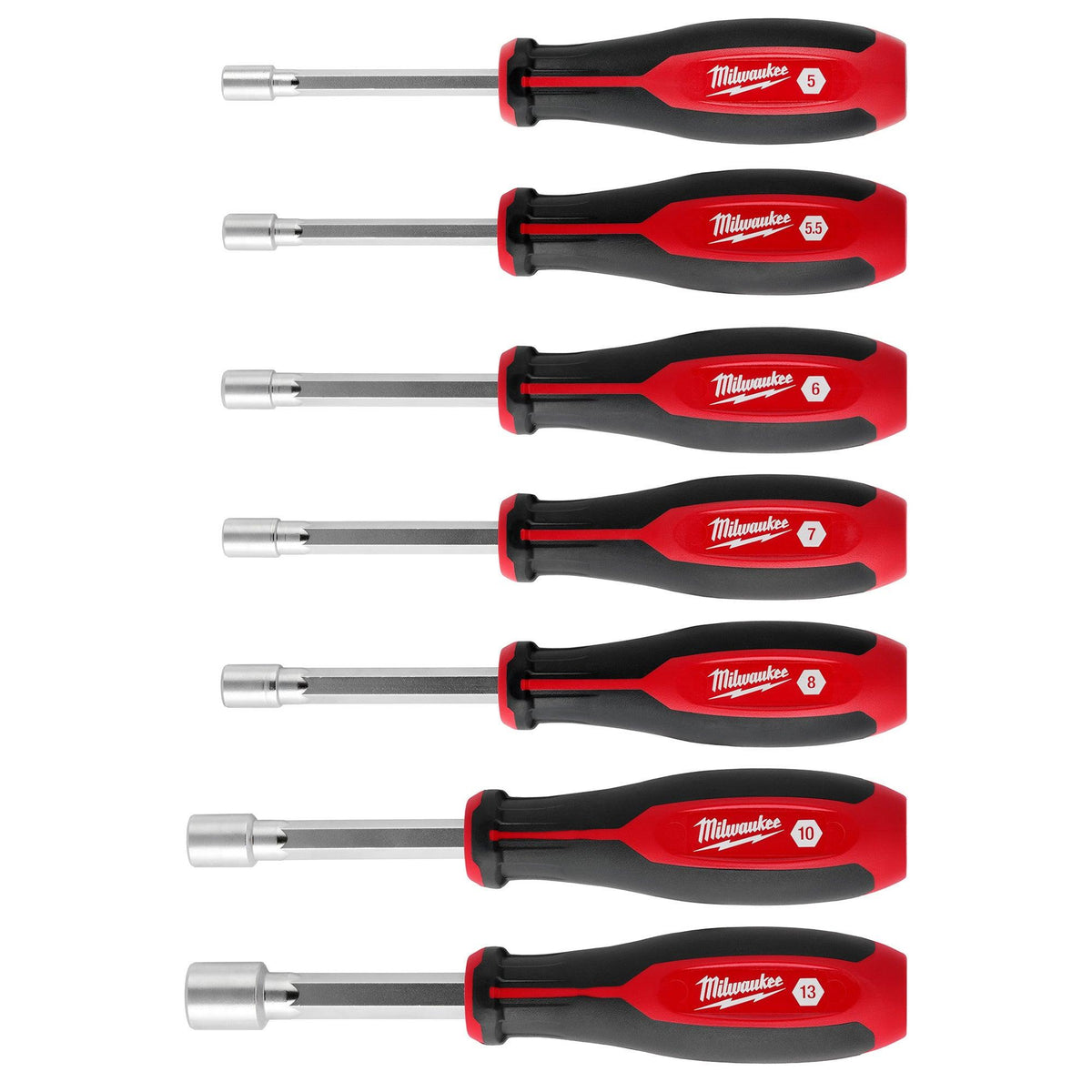 Milwaukee 7pc Metric HollowCore Magnetic Nut Driver Set