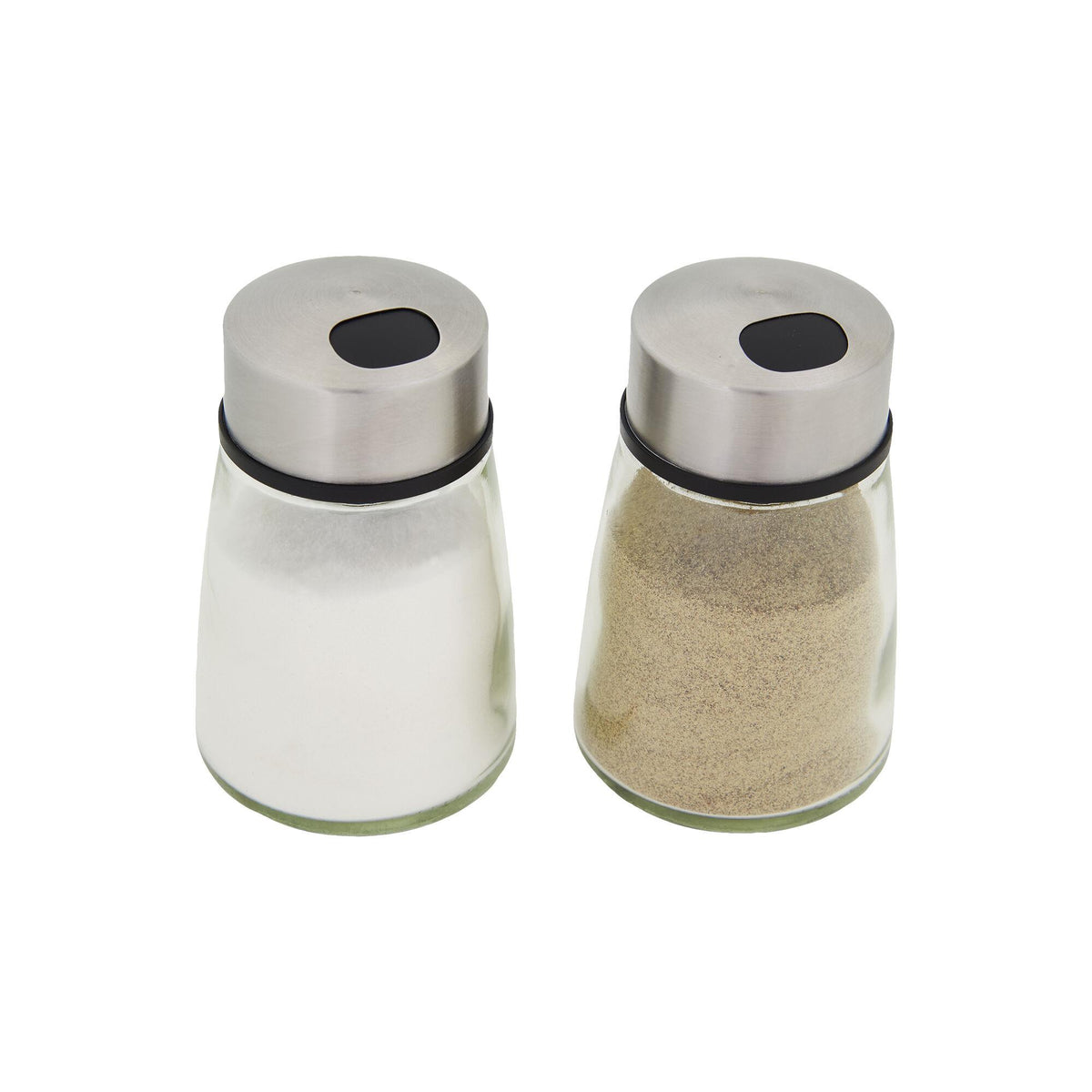 Kamenstein Salt and Pepper Filled Glass Shakers