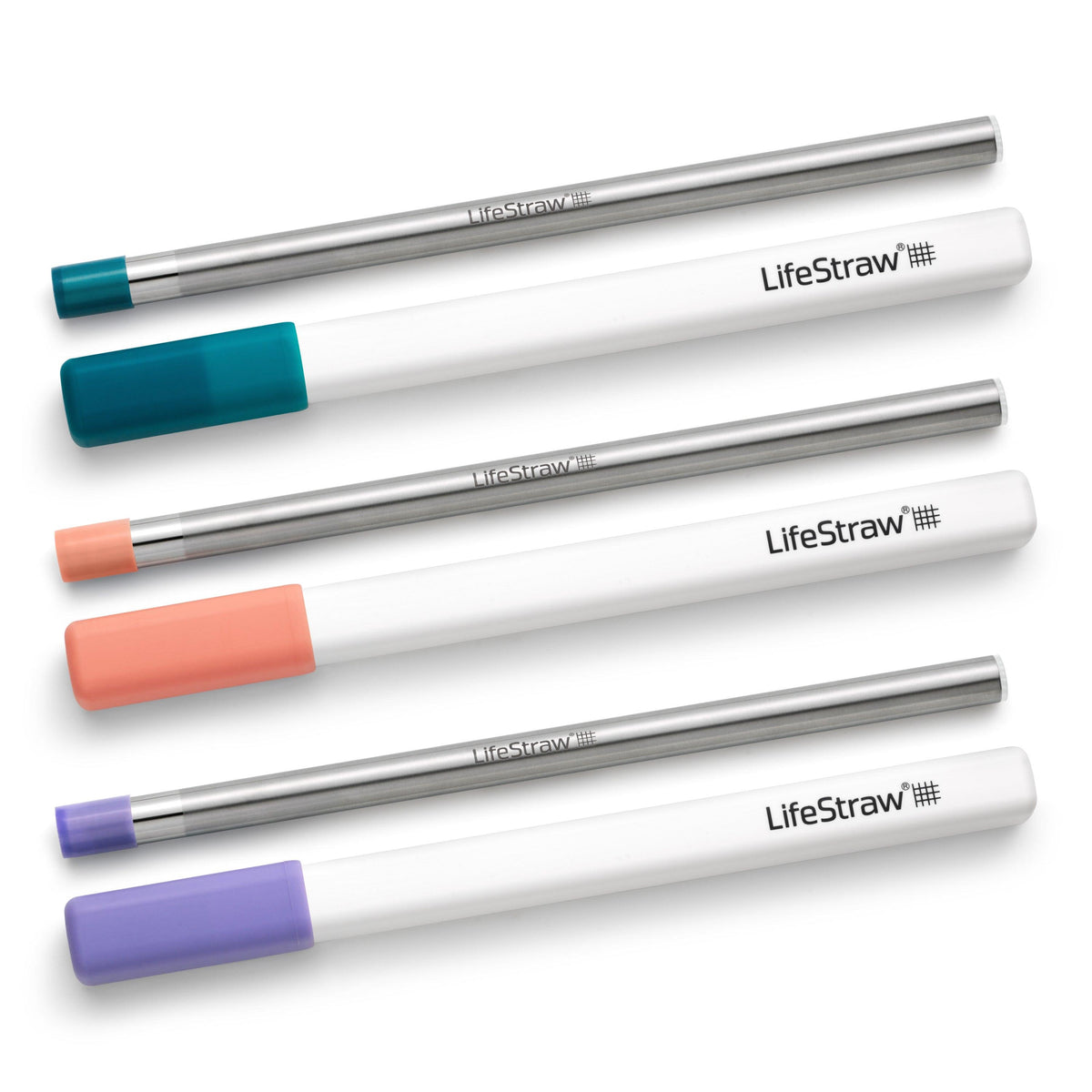 LifeStraw SIP 3pk w/ 3 Cases Laguna/Apricot/Thistle