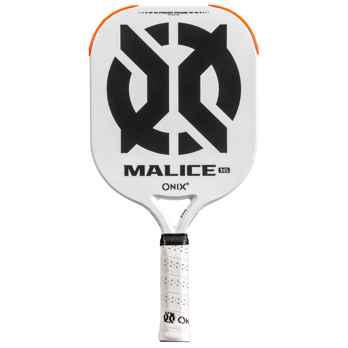 Escalade Sports ONIX - Malice 16 Open Throat Composite Pickleball Paddle - White