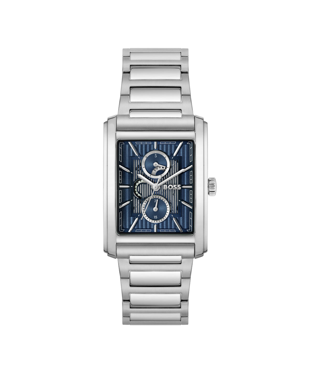 HUGO BOSS Boss Principle Dress Multi Gents. Stainless Steel Case & Bracelet. Blue Dial.
