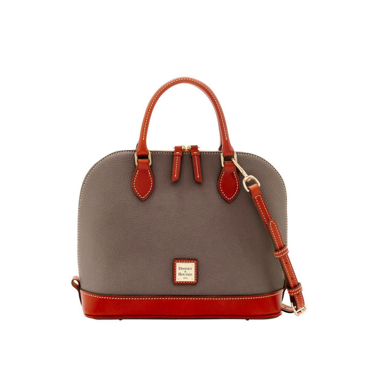 Dooney & Bourke Pebble Grain Zip Zip Satchel