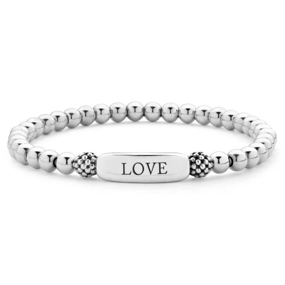 Lagos Love Stretch Bead Bracelet Size 5mm