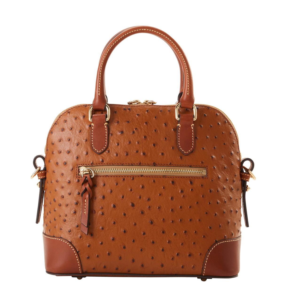 Dooney & Bourke Ostrich Domed Satchel