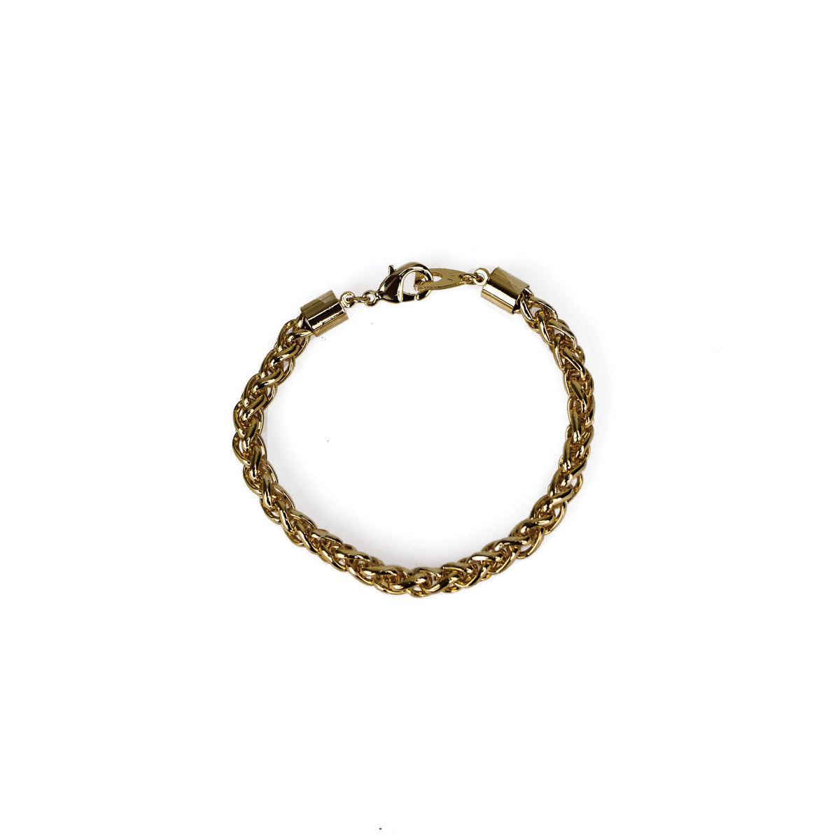 Completely Bella 18K Gold Plated Wheat Style Bracelet