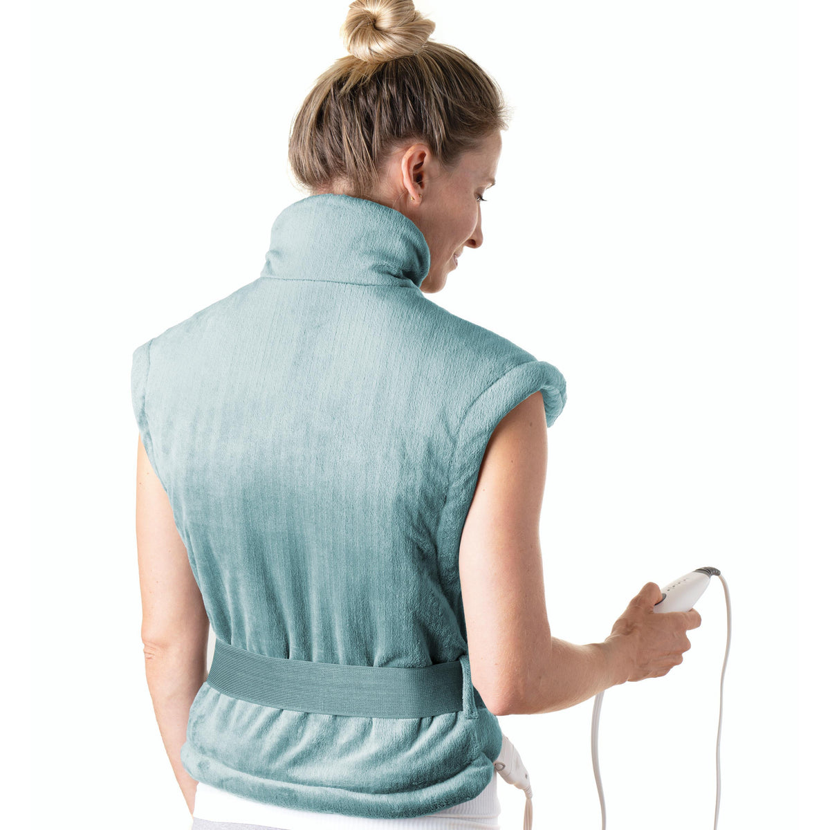 Pure Enrichment PureRelief XL Back & Neck Heating Pad Sea Glass