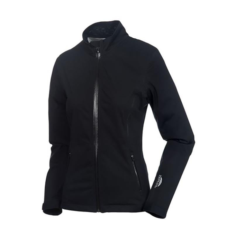 Sunice Womens Onassis Waterproof Jacket-Black Embossed/Charcoal-MD